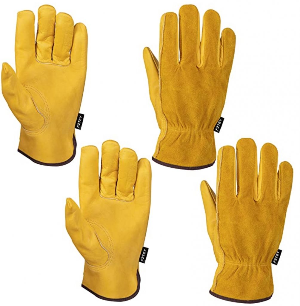 Heavy duty Gardening Ladies&Men&Women Thorn Proof Leather Garden gloves