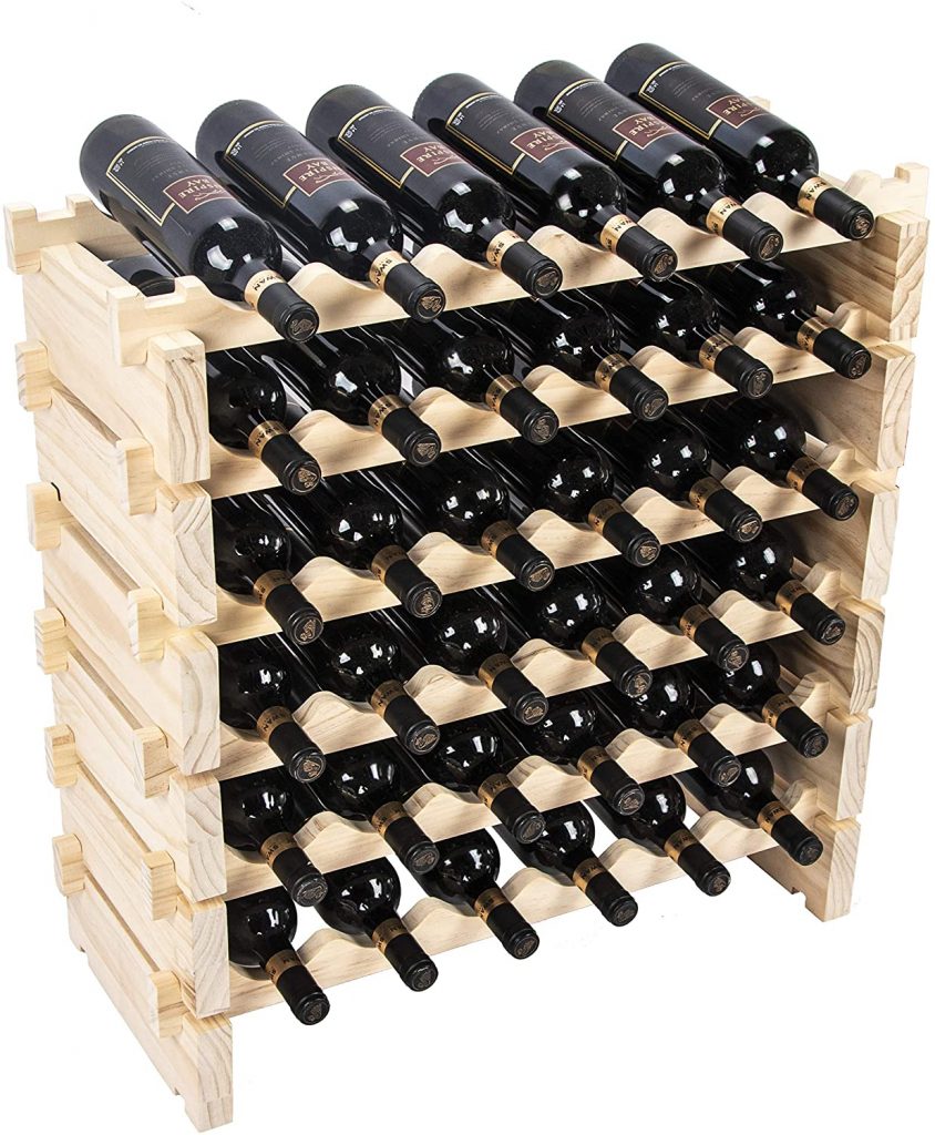 Beyond Your Thoughts Wine Rack Pine Wood