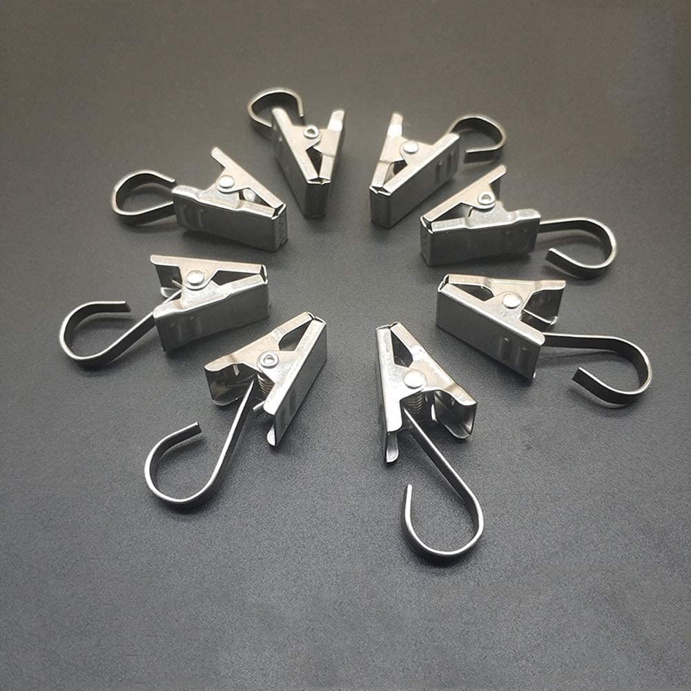  Coideal 25 Pack Small Curtain Clips Hooks 