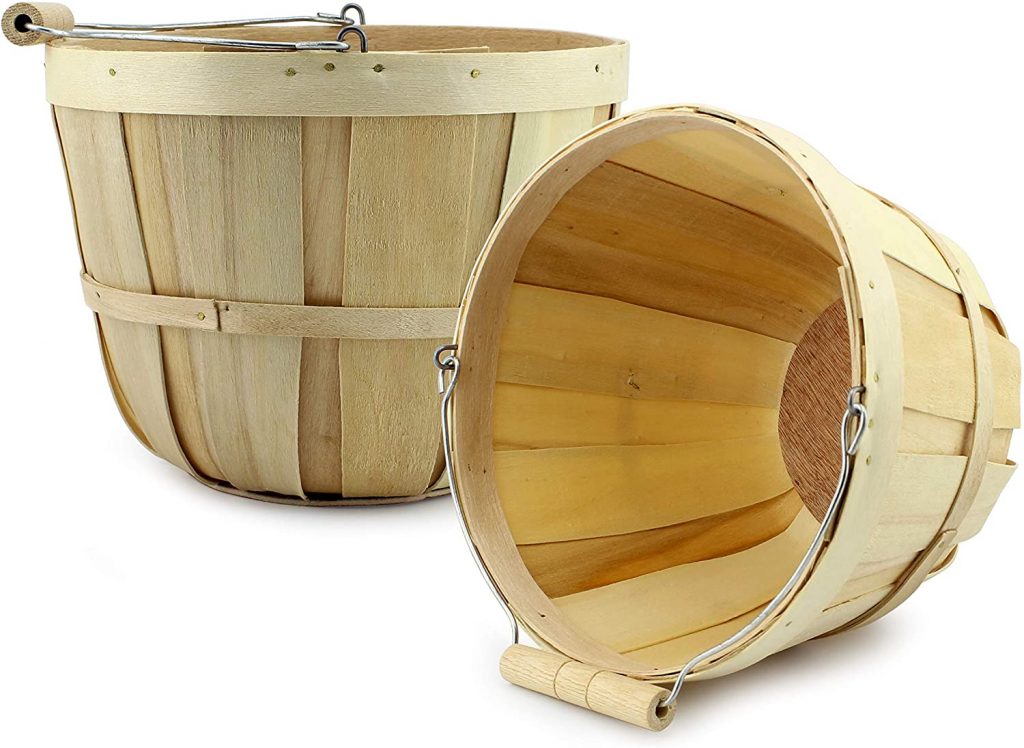  Cornucopia Brands Round Wooden Baskets 