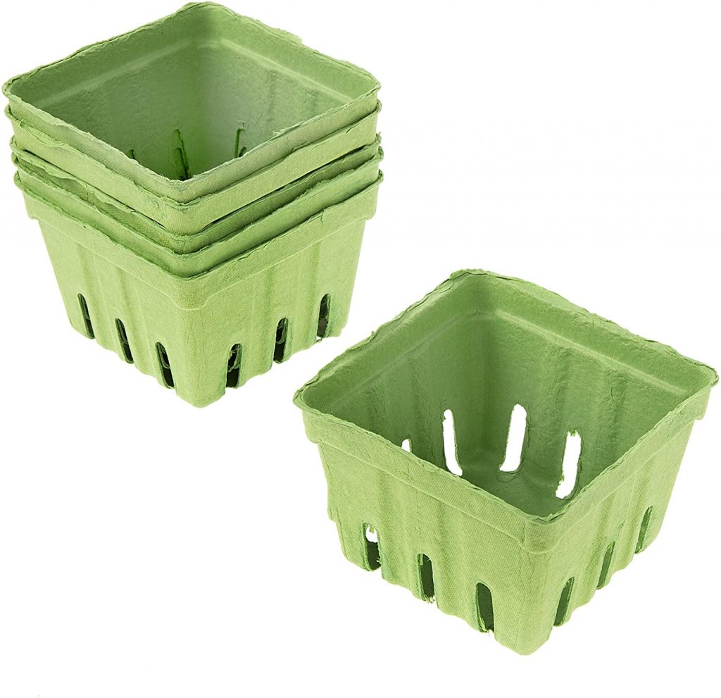 Darice Green Paper Berry Basket