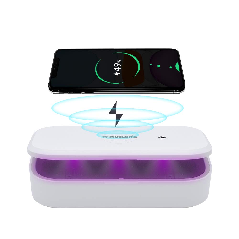 Medsonic UV Sanitizer Box With Aroma Diffuser And Wireless Charger