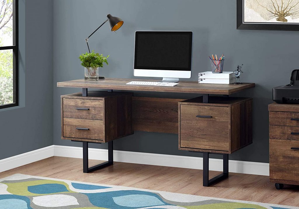  Monarch Specialties Computer Desk with Drawers