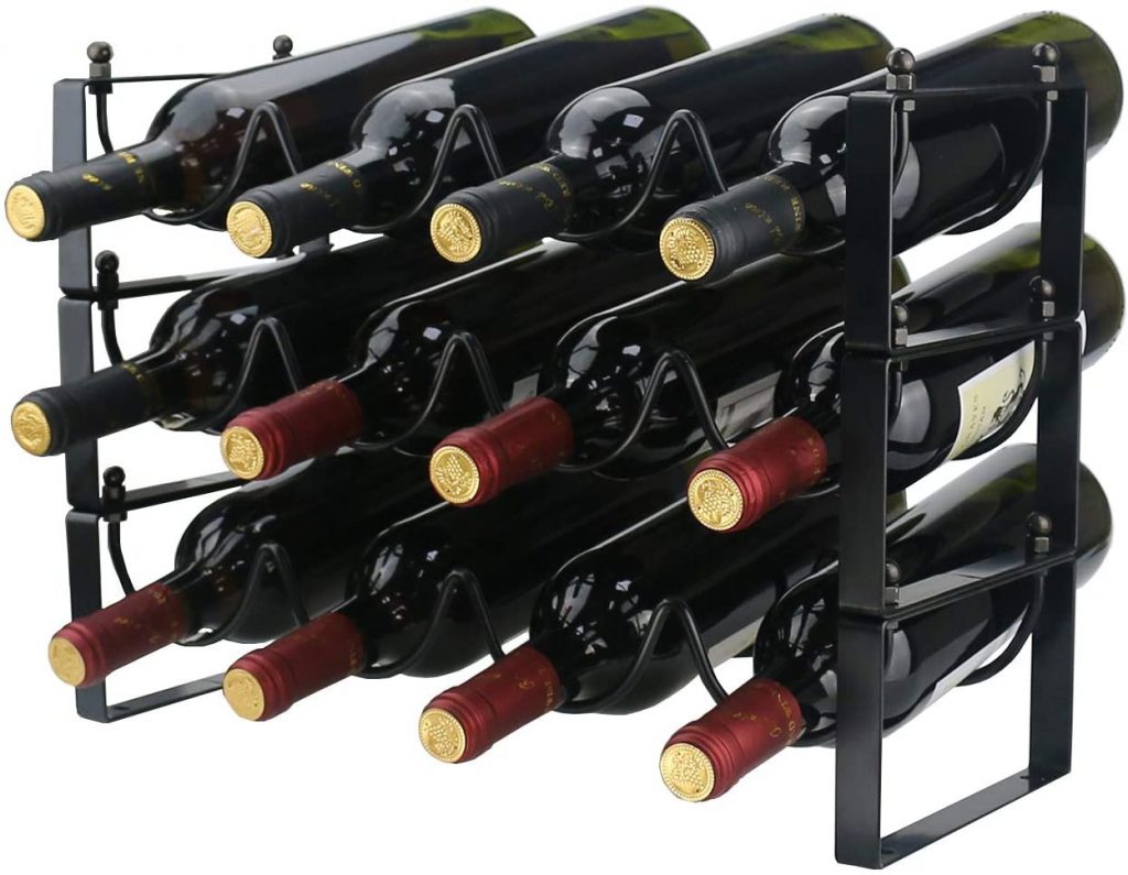 Ogrmar 3 Tier Stackable Wine Rack 
