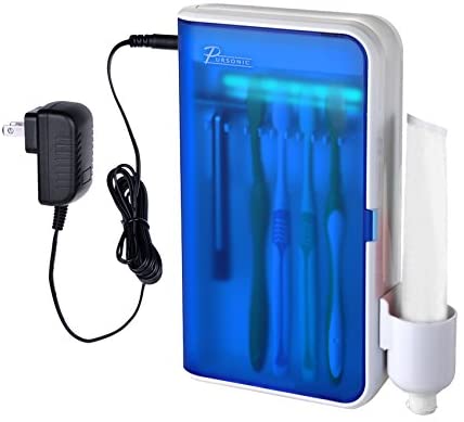 Pursonic Bathroom Storage S2 Wall Mounted Portable UV Toothbrush Sanitizer