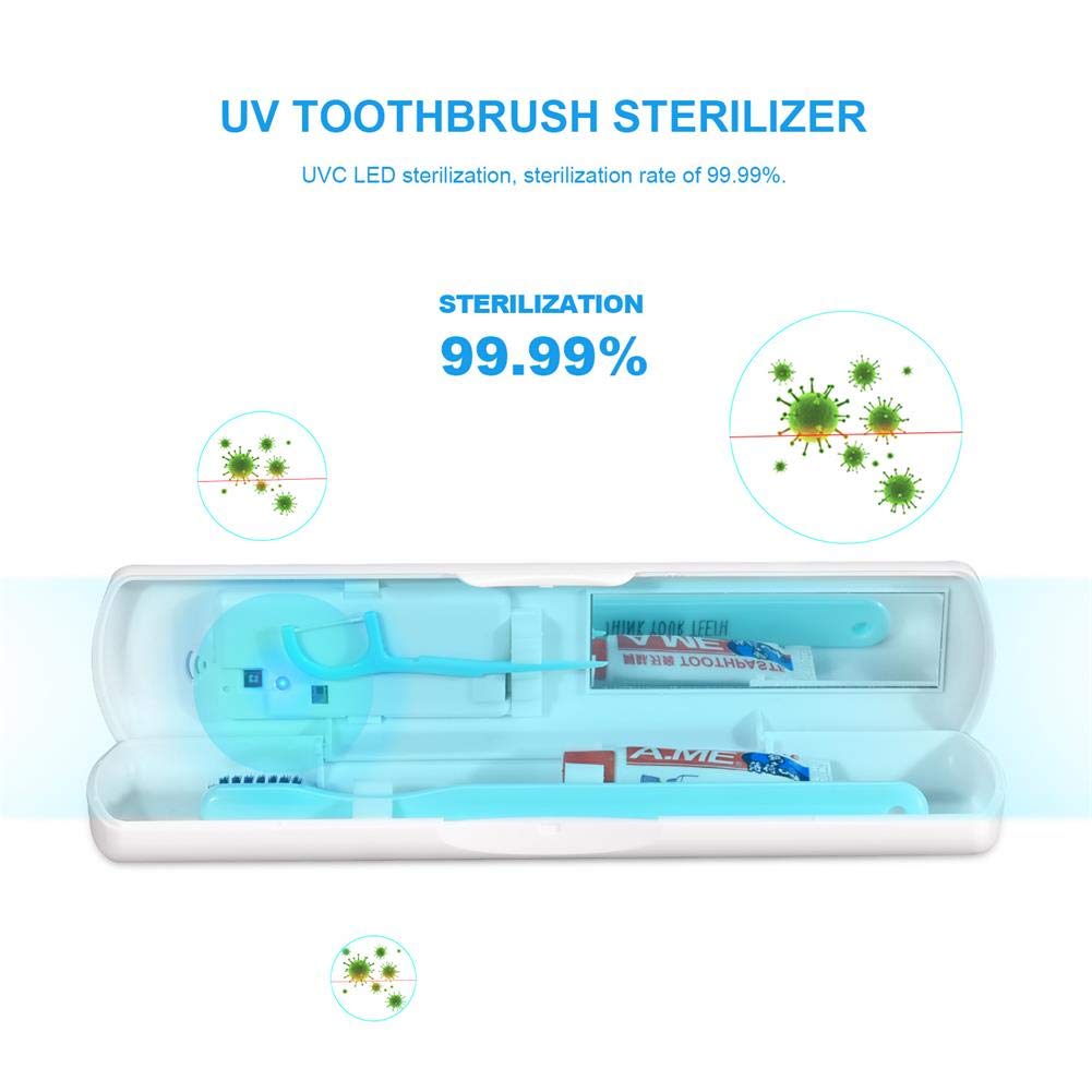 Puretta Portable Toothbrush UV Sterilizer Case