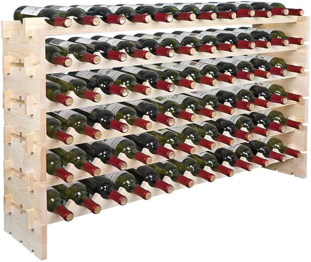 Smartxchoices Stackable Modular Wine Rack