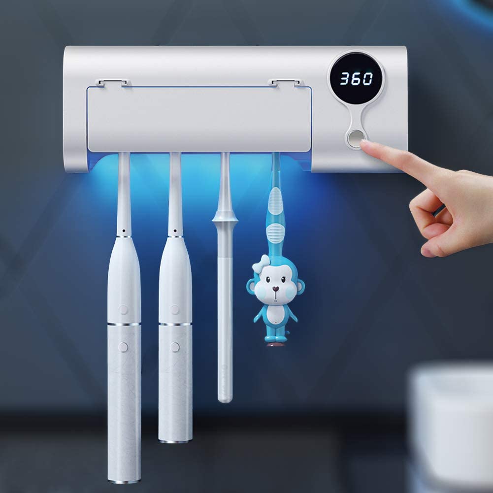 mimore Wall Mounted Toothbrush UV Case