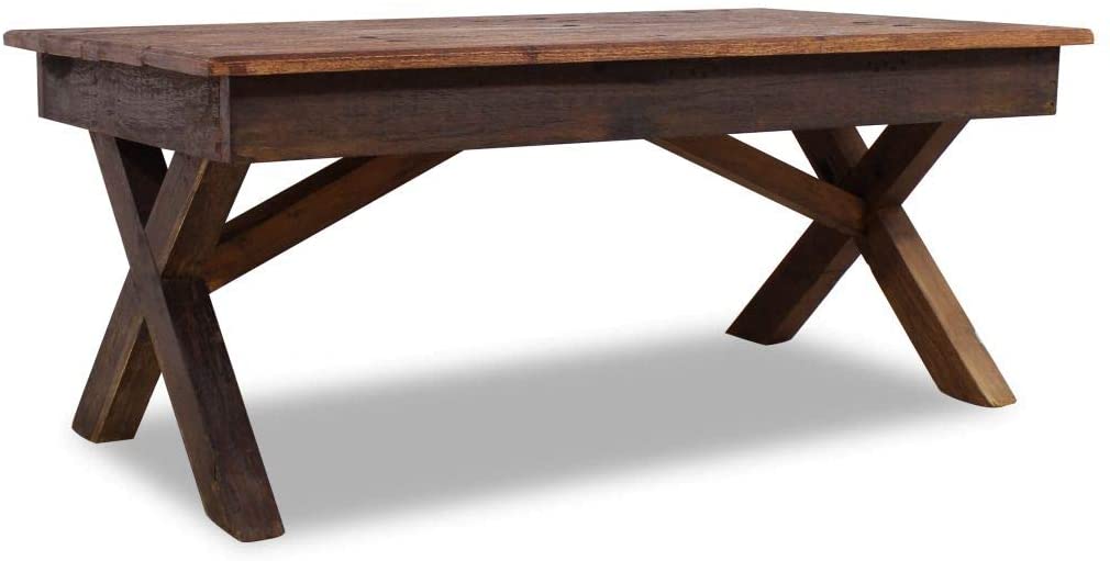 FAMIROSA Coffee Table Solid Reclaimed Wood