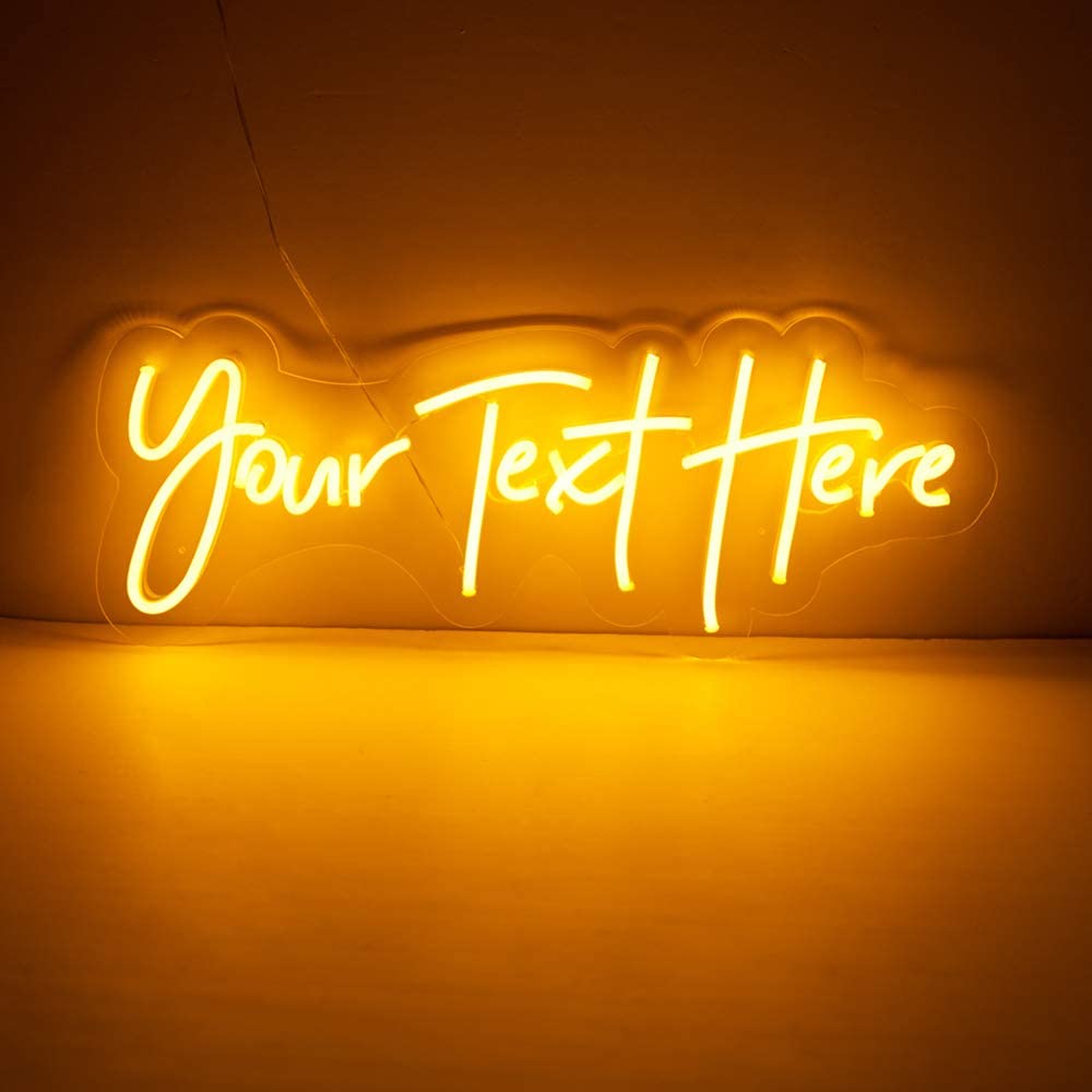 JadeToad Custom Led Neon Light Signs Individual Personalized Design for Wall