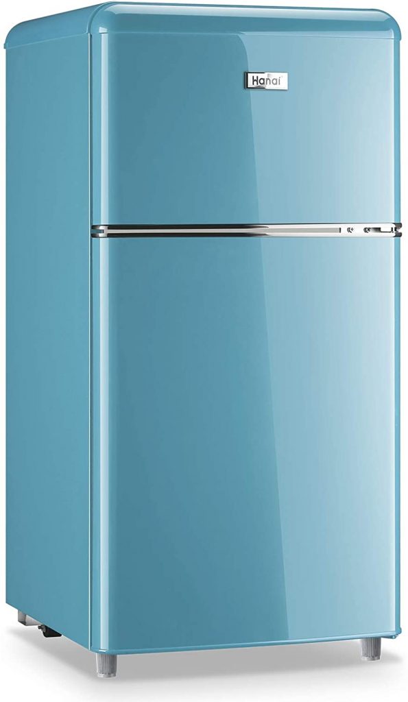  Mini Fridge with Freezer WANAI Compact Refrigerator