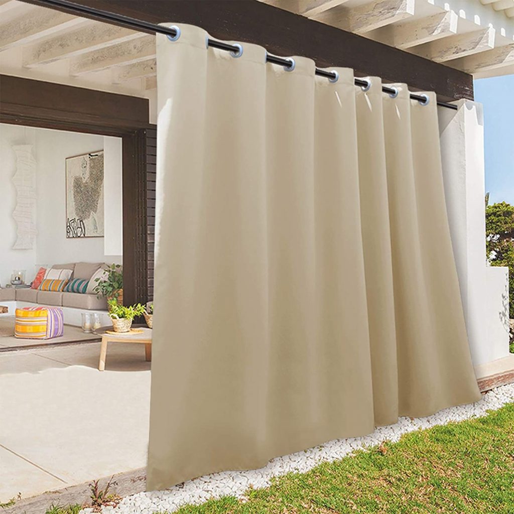  RYB HOME Indoor Outdoor Deck Curtain