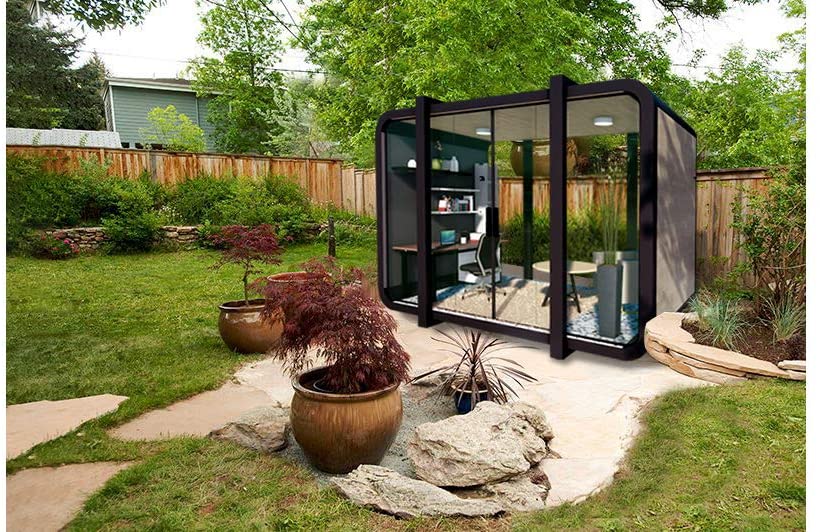 YARDADU Outdoor Backyard Prefab Home Office Shed