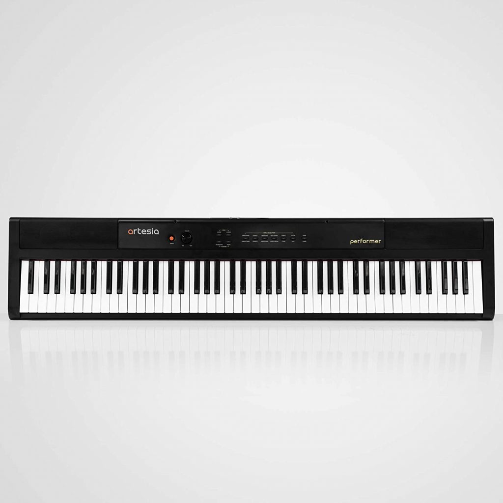 Artesia Performer | 88-Key Portable Digital Piano:Keyboard for Beginners with Full Size Semi Weighted Keys