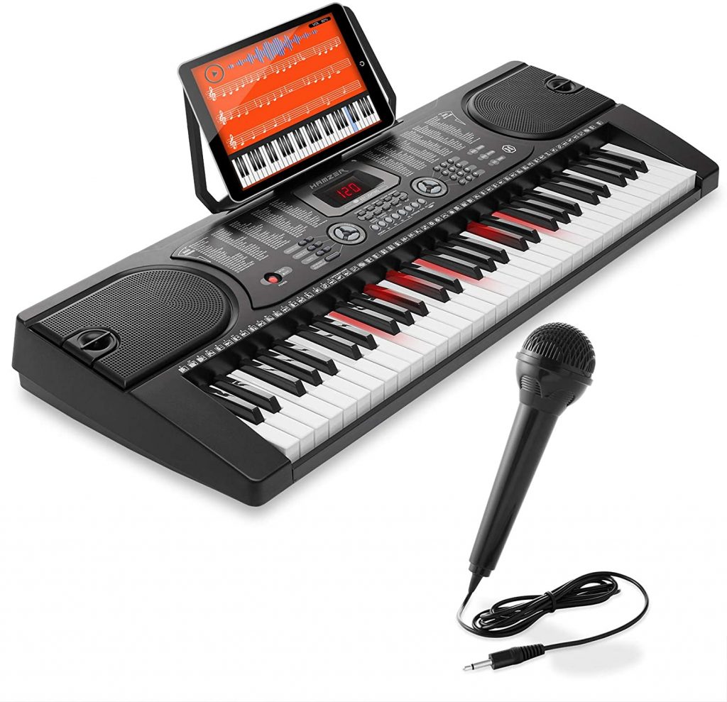Hamzer 61-Key Electronic Keyboard Portable Digita