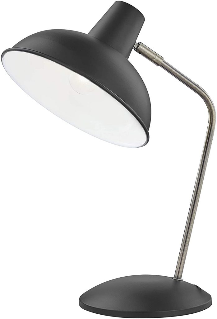 Light Society LS-T261-BK Hylight Black Retro Desk Lamp
