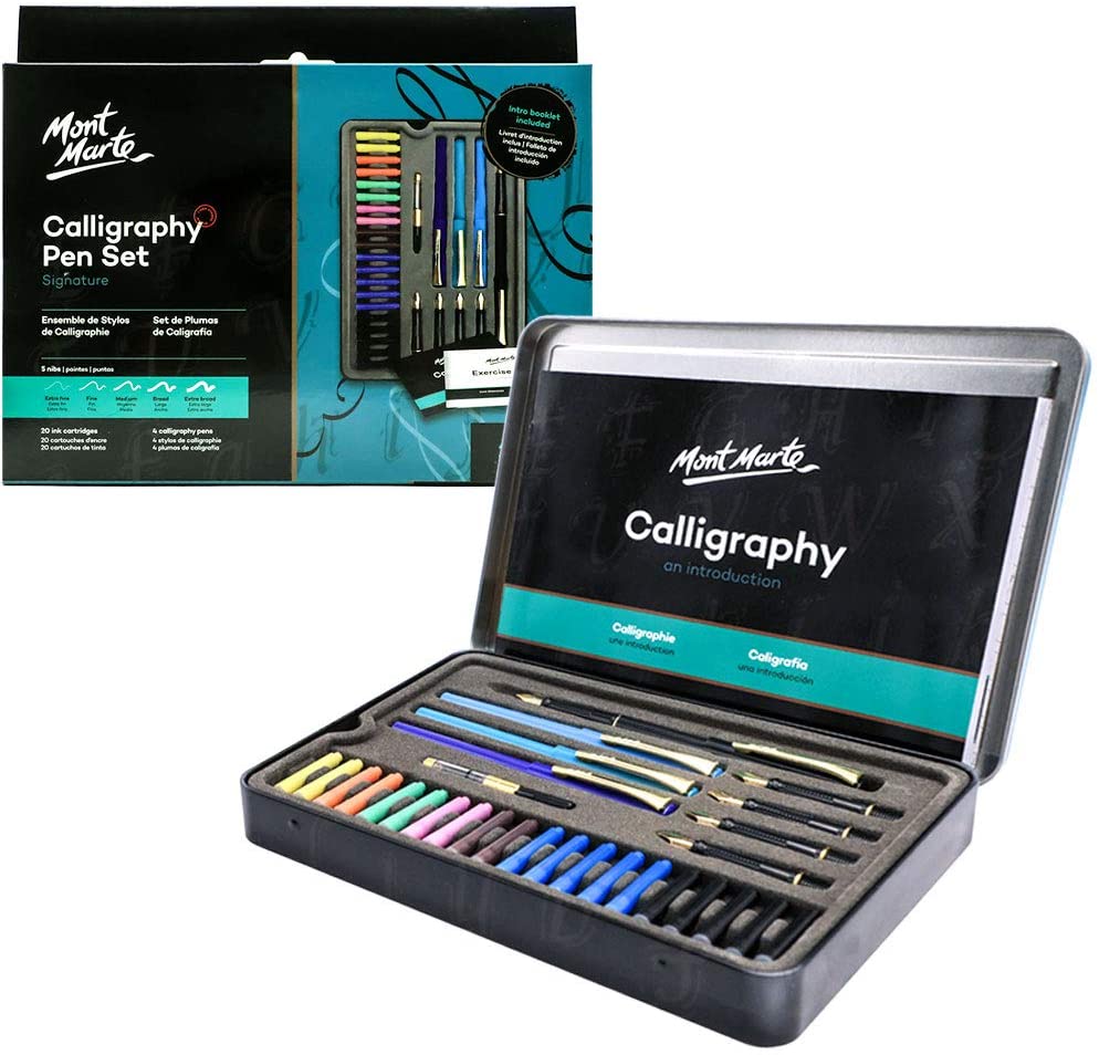 Mont Marte Calligraphy Set With Ink Cartridges