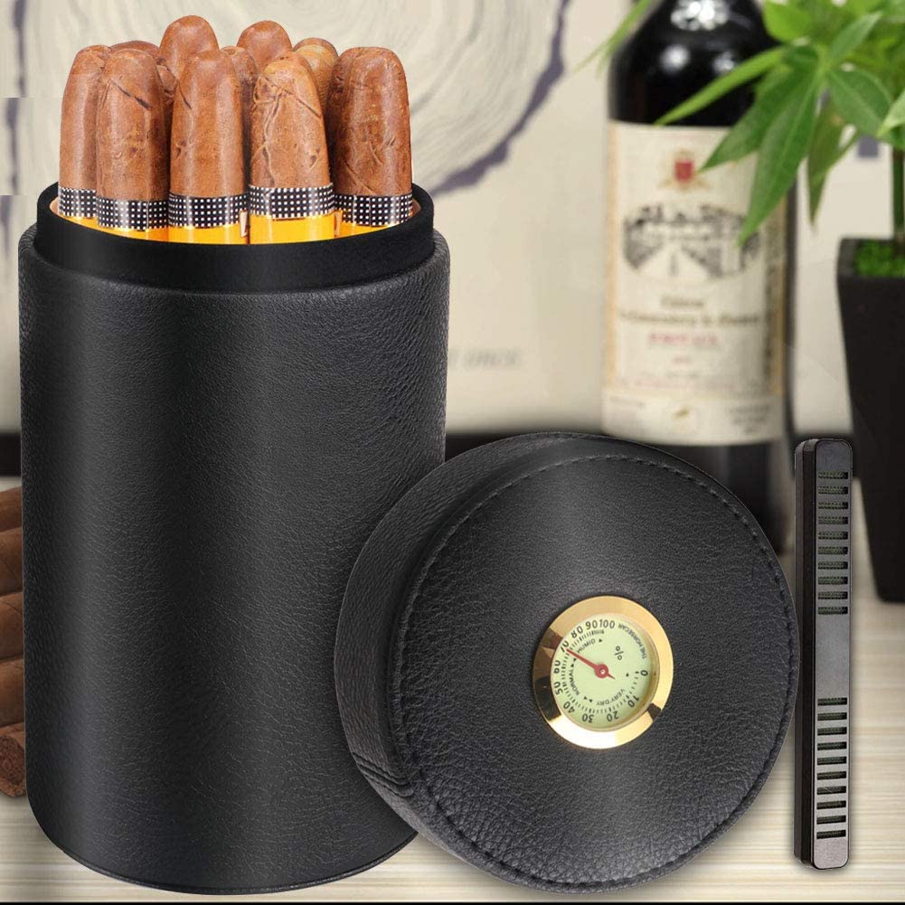 [Scotte] Leather Cigar Humidor