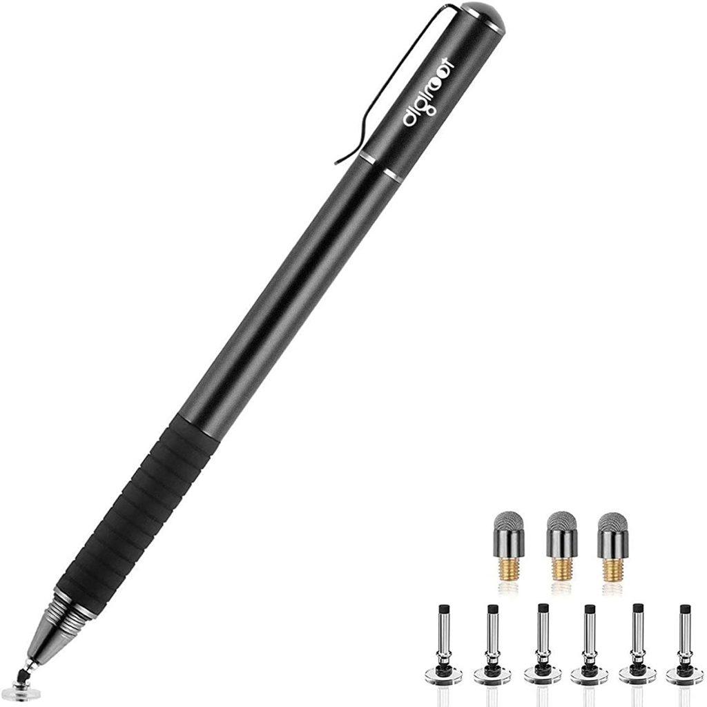 BoxWave Super Precise Stylus Pen for TRU-Vu SRMHXT-12 TRU-Vu SRMHXT-12 Stylus Pen FineTouch Capacitive Stylus Jet Black 