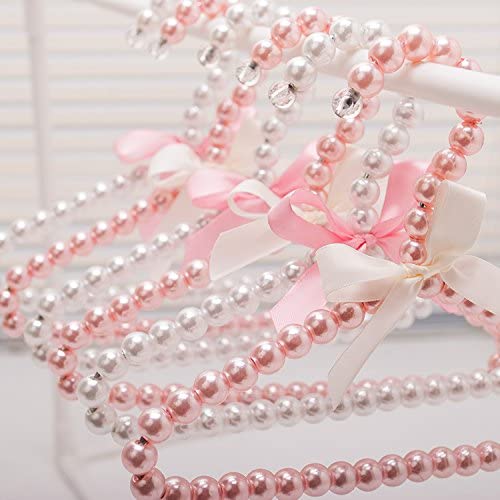 Bueer Pearl Elegant Rosette Clothes Hangers
