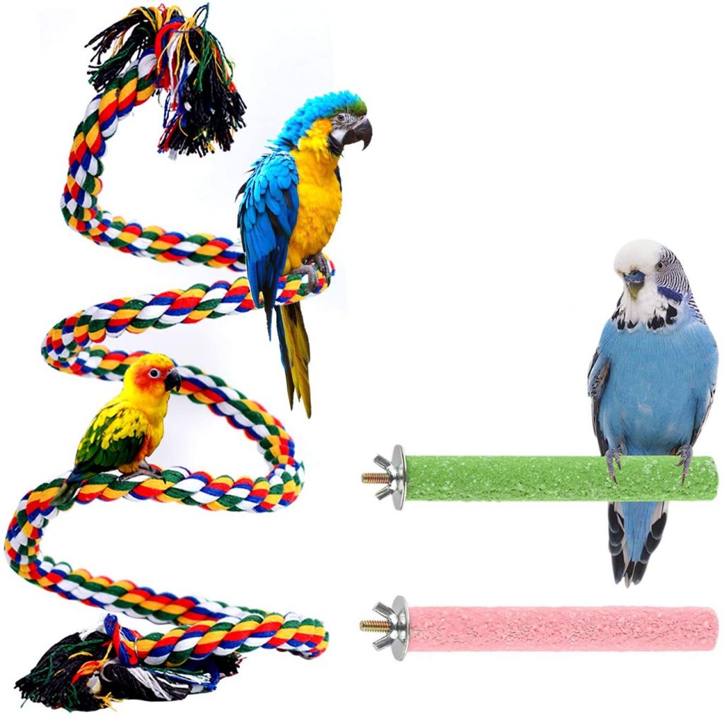 Bird Perch Rope for Parakeets