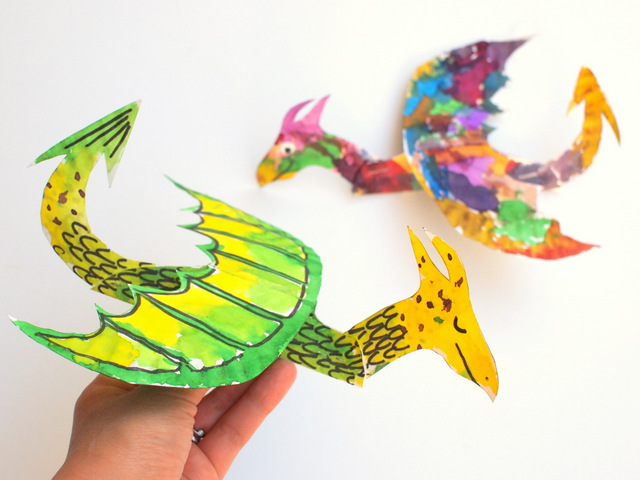 Dragons Paper Plate Crafts