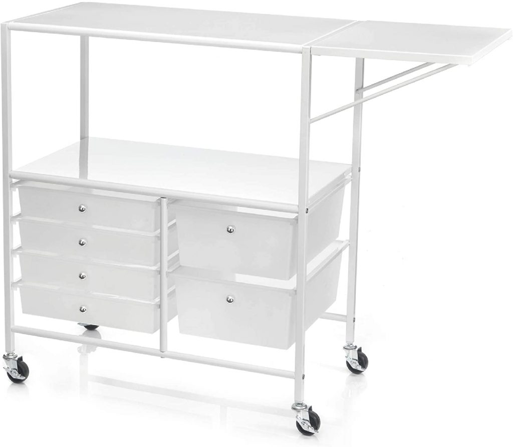 Essex Rolling Cart Storage with Table
