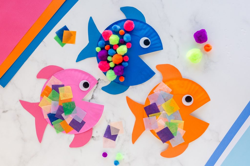 Fish Paper Plate Crafts