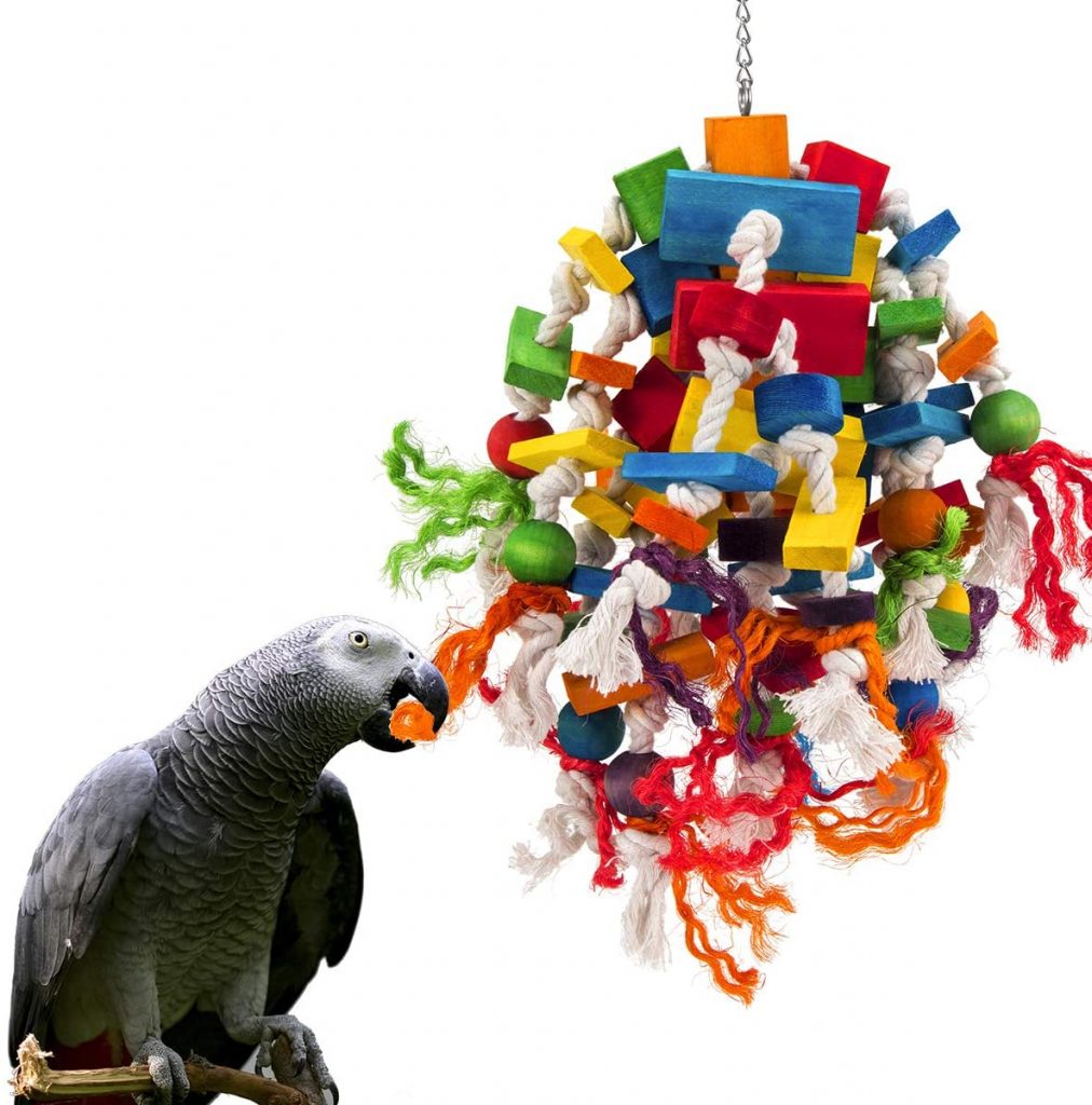 MEWTOGO Large Parrot Toys