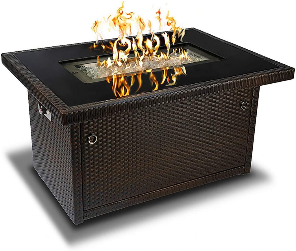 Outland Living Series Espresso Brown Fire Table