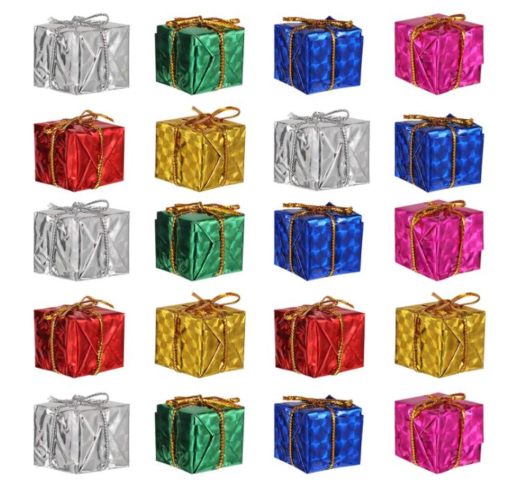 Tinksky decorative Christmas gift boxes.