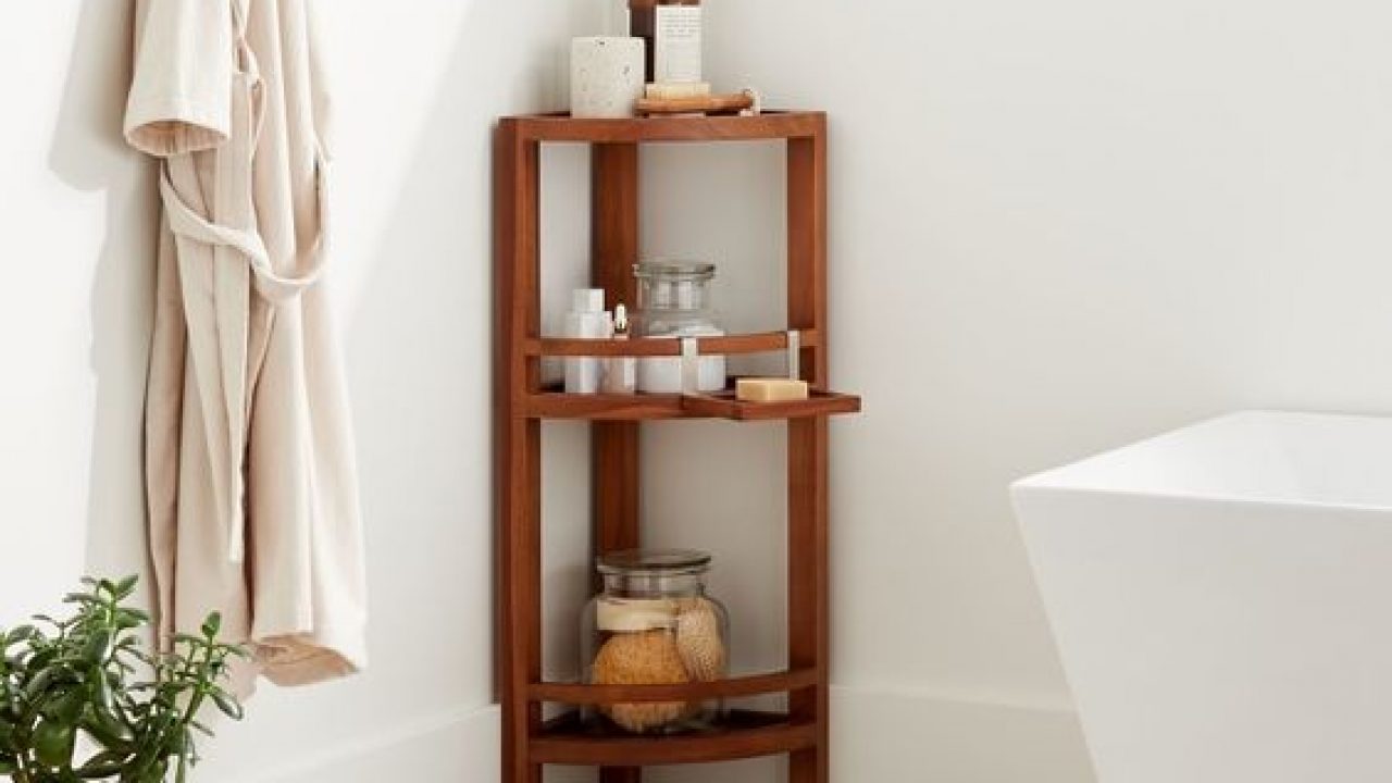 18 Bathroom Corner Shelves for Extra Storage in Tight Spaces ...