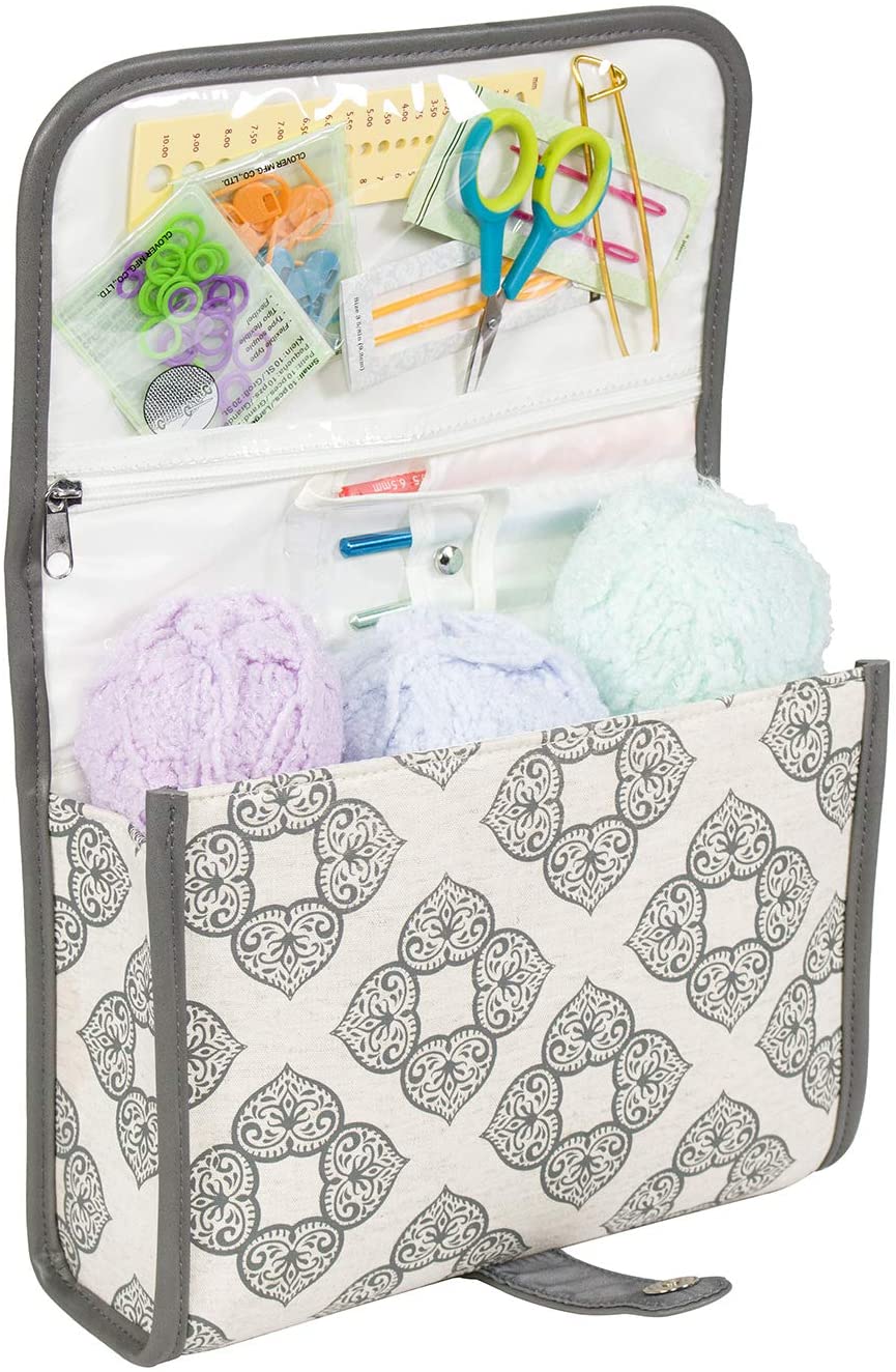 Everything Mary Deluxe Crochet &amp; Yarn Storage Tote Bag