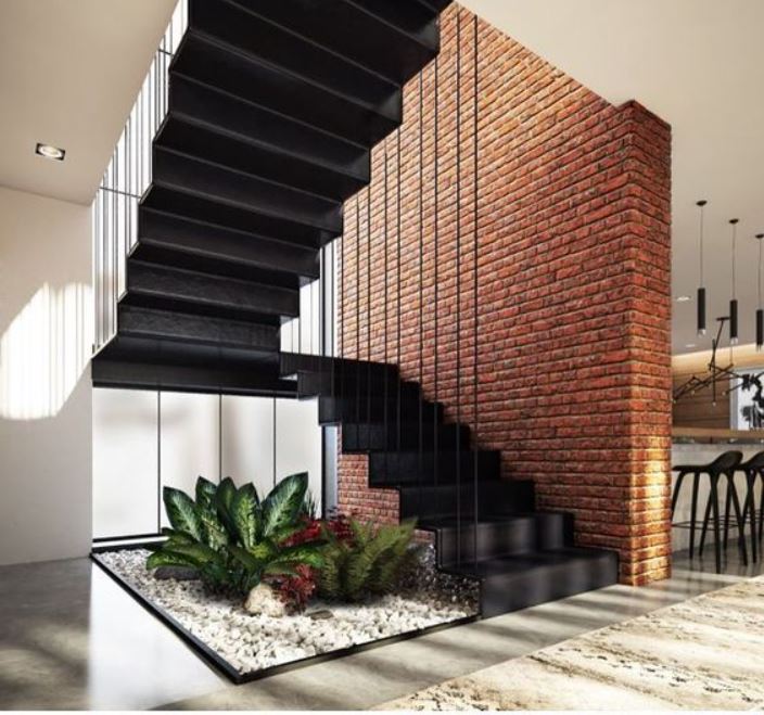 Indoor Garden staircase idea