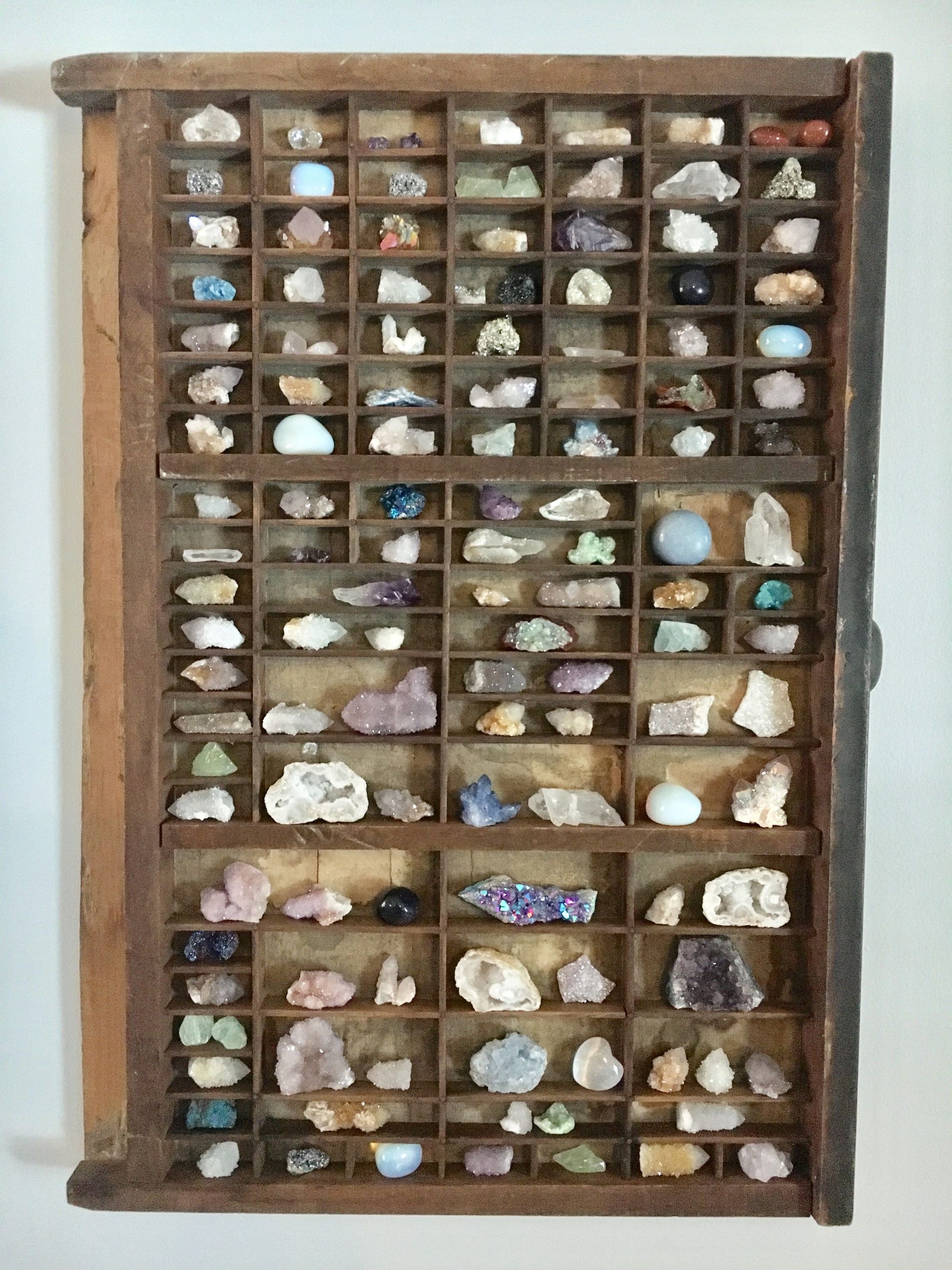 Crystals Letterpress Drawers