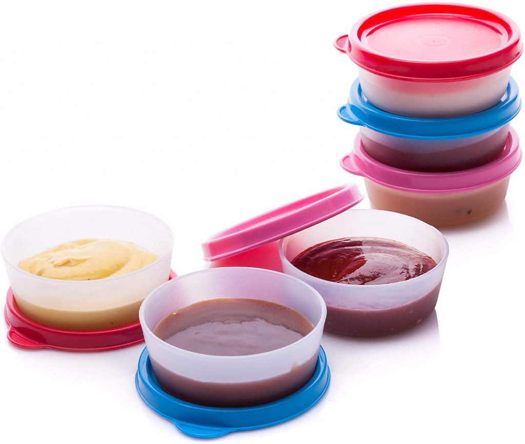 Small Mini Food Storage Containers with Lids