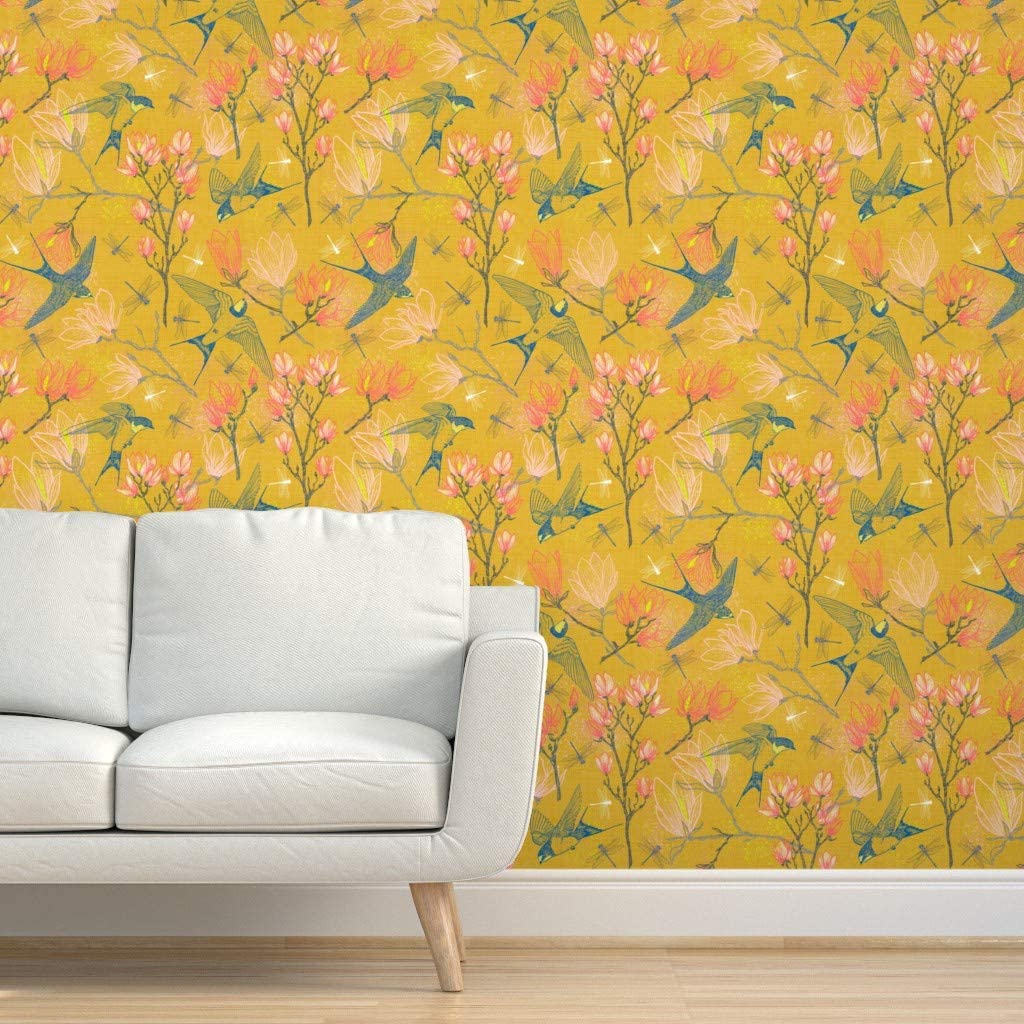 Spoonflower wallpaper