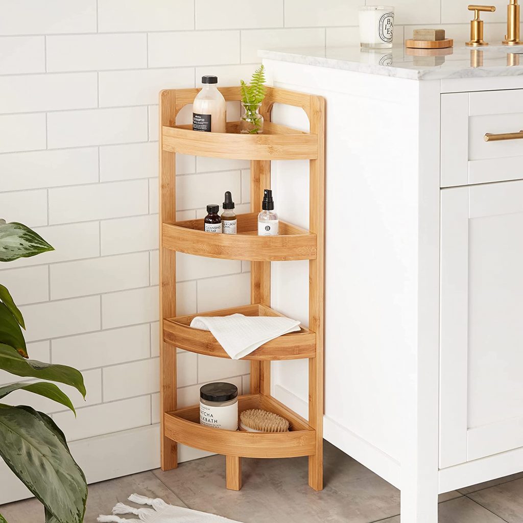 18 Bathroom Corner Shelves for Extra Storage in Tight Spaces ...