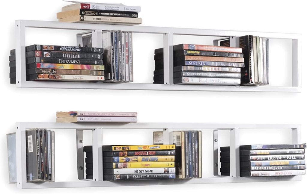YouHaveSpace White Floating Shelves for Wall