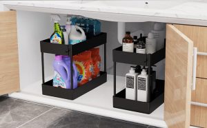 16 Under Bathroom Sink Storage Items That Provides More Space