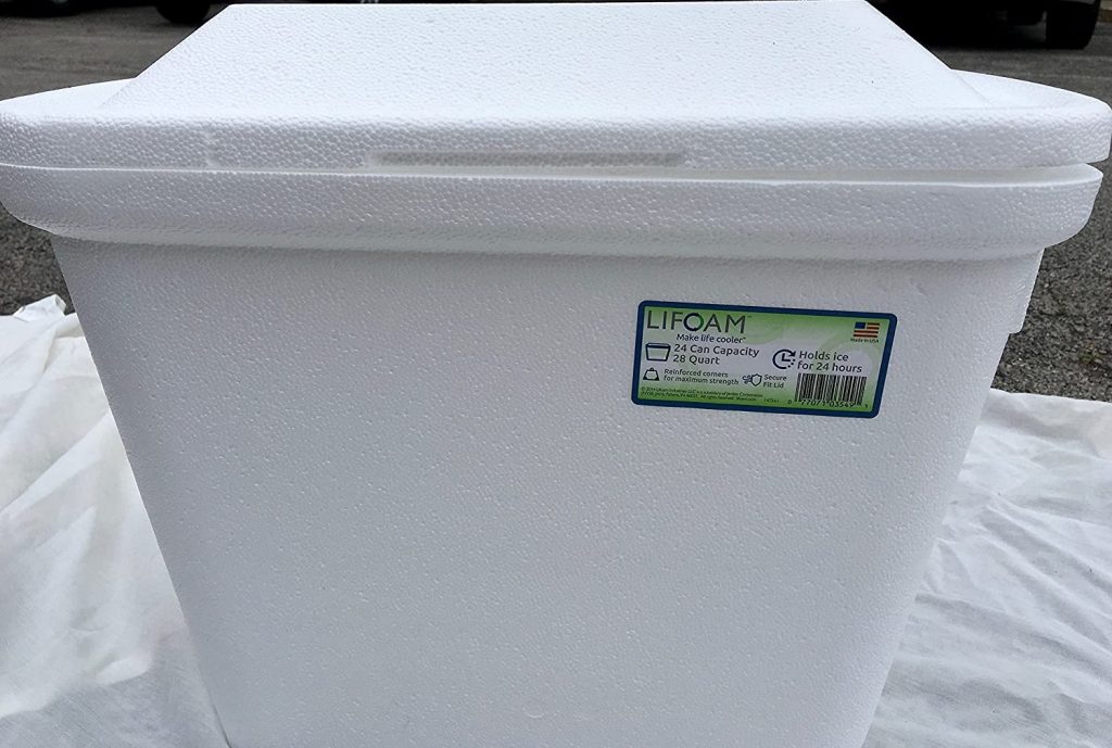 28QT styrofoam cooler