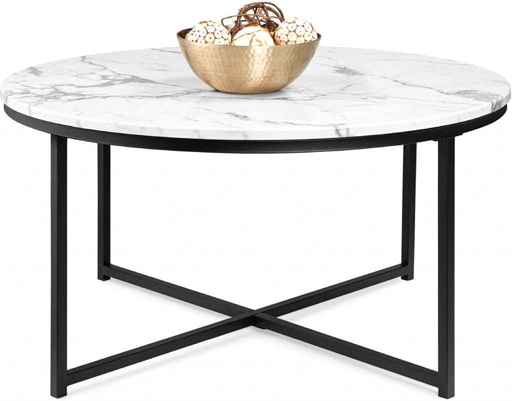 Best Choice Products marble coffee table