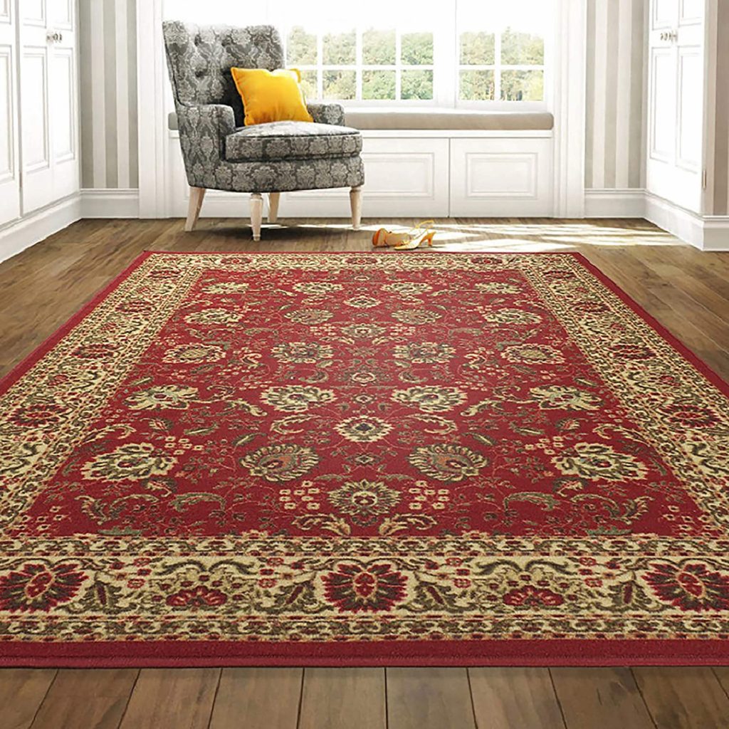 Ottomanson Red Persian nylon carpet