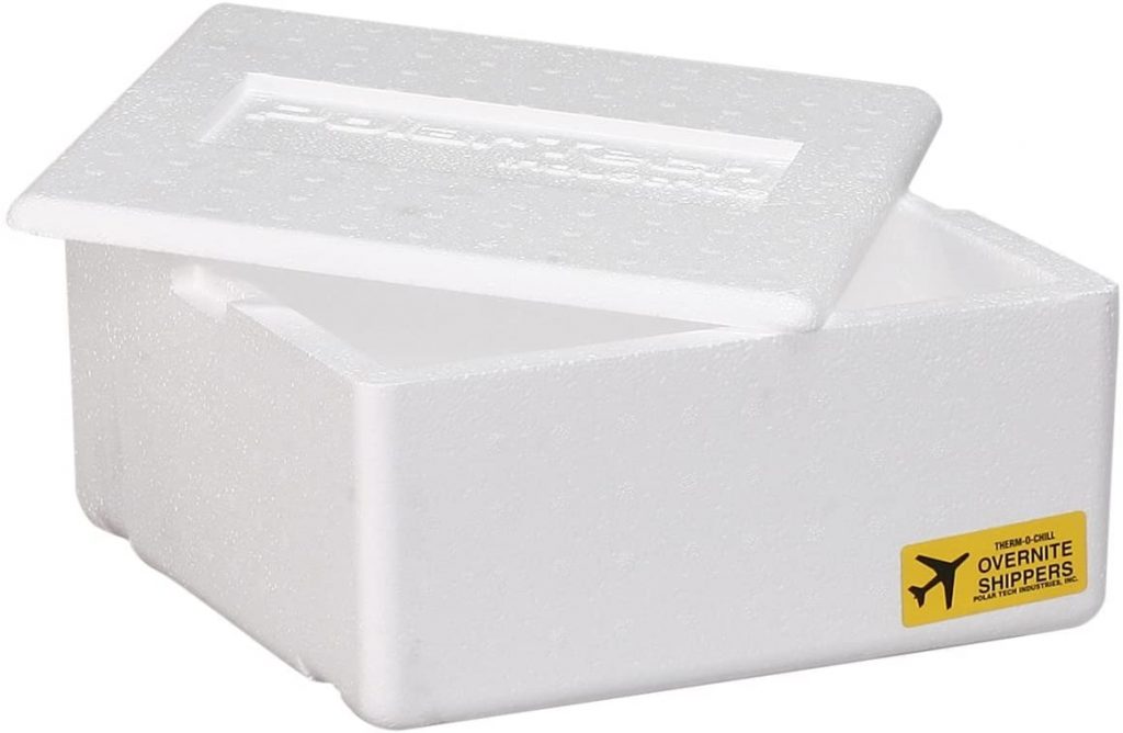 Pack of Two Thermo Chill Overnite Styrofoam Coolers