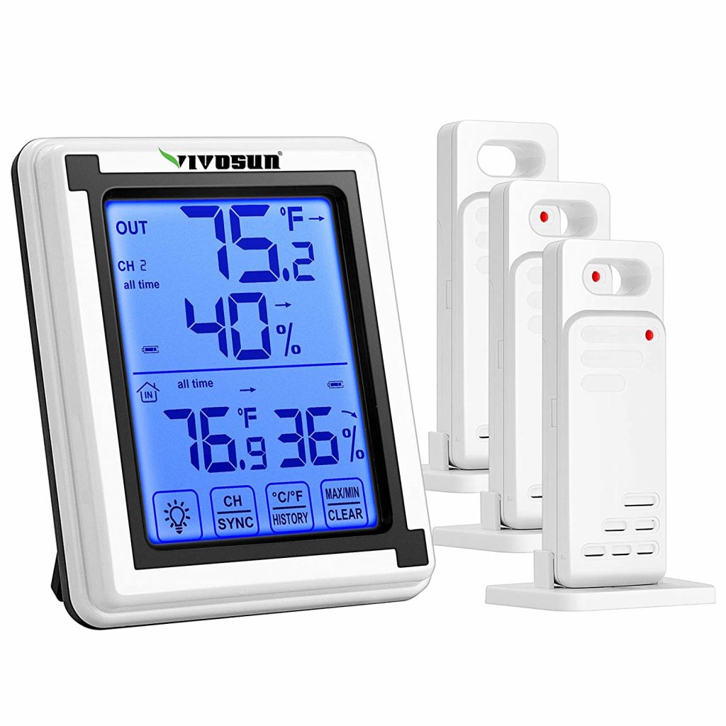 VIVOSUN Wireless Thermometer and Hygrometer
