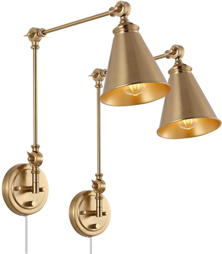 Gold Wall Mounted Lamp
