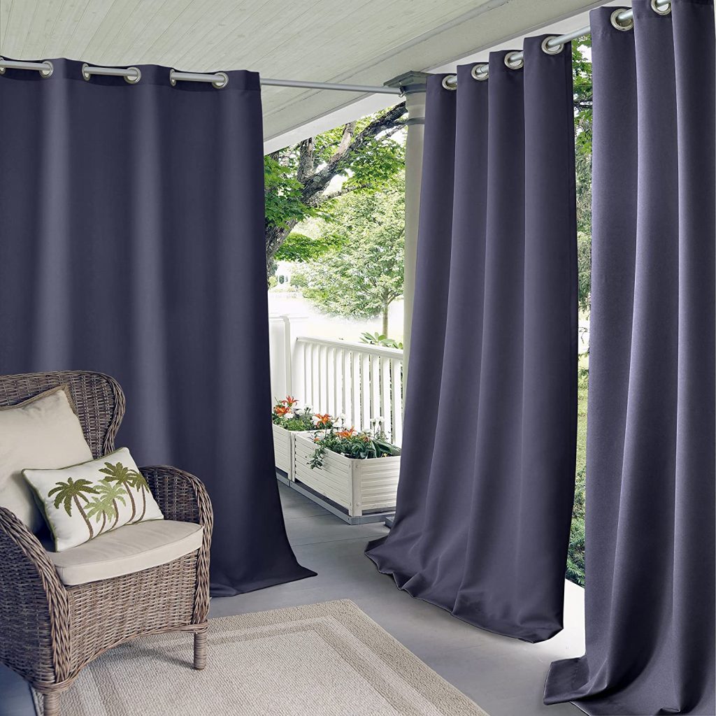 Elrene Home Fashions Connor Indoor - Outdoor Grommet Window Curtain Panel new years furniture sales item.