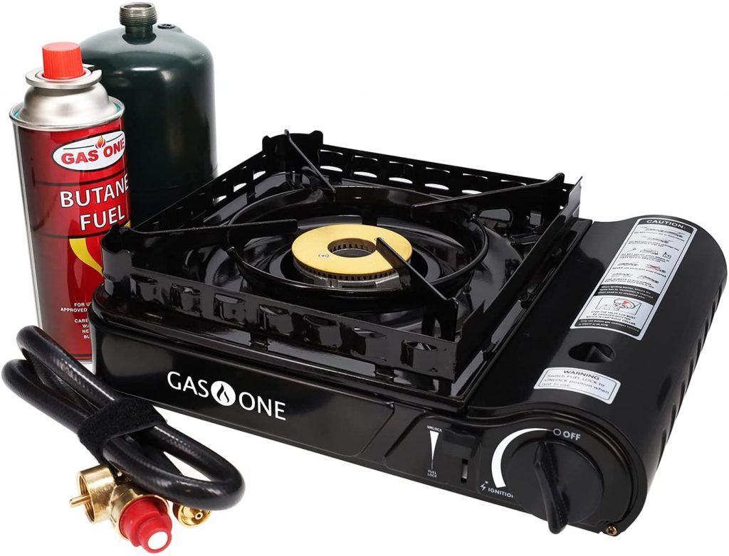 Gas ONE GS-3900P New Dual Fuel Propane or Butane Portable Stove