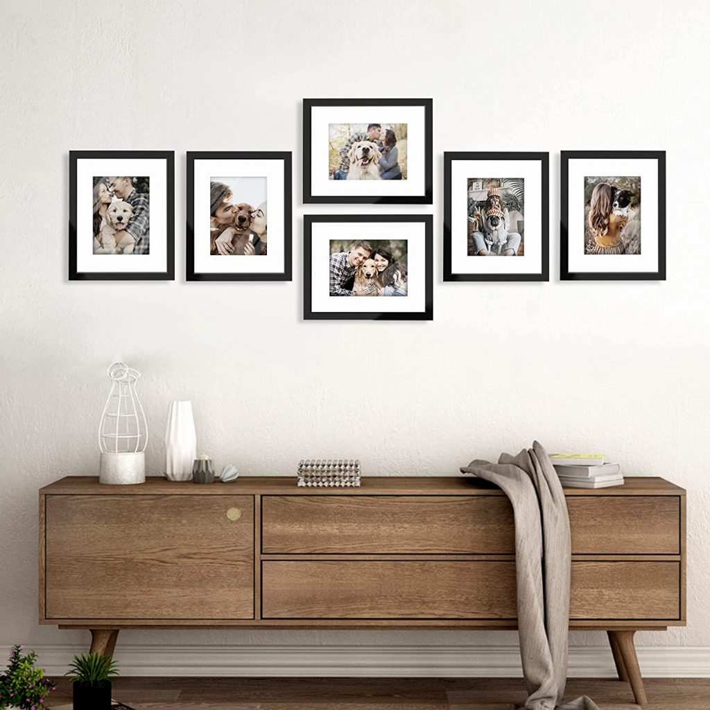 HappyHapi Set of 6 Wooden Picture Frames new years sales item.