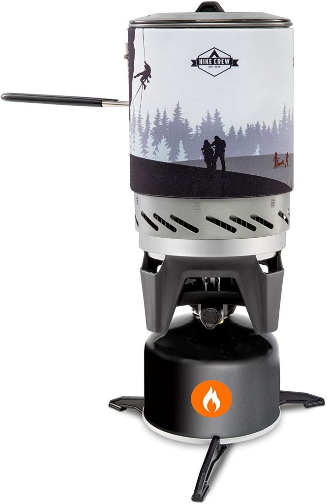 HikeCrew Portable Gas Powered Stove Top &amp; Cooking System